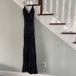 Windsor Sequin Mermaid Prom Dress | Open Back Formal Gown SIZE Small